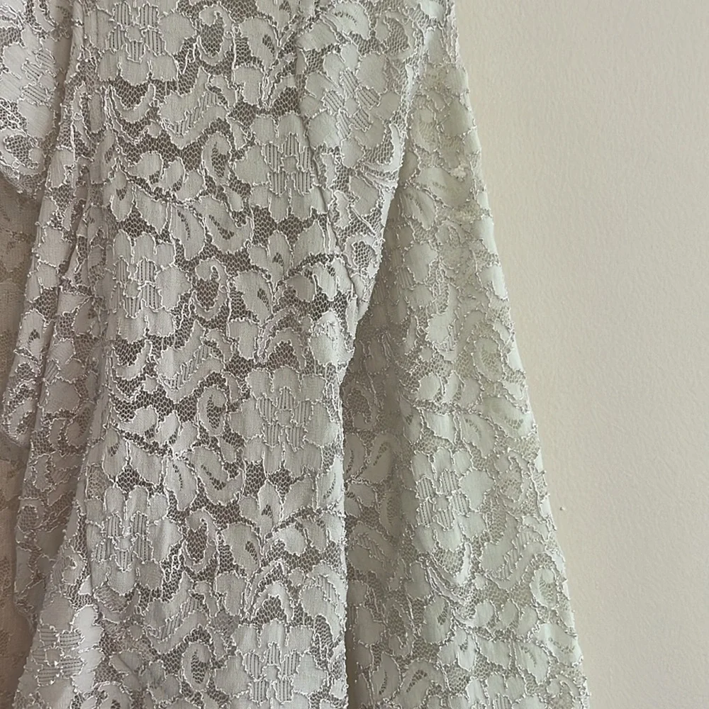 Vintage Connected Apparel Lace Floral Sweater Cardigan Victorian Bohemian Fairy‎ - Picture 5 of 6